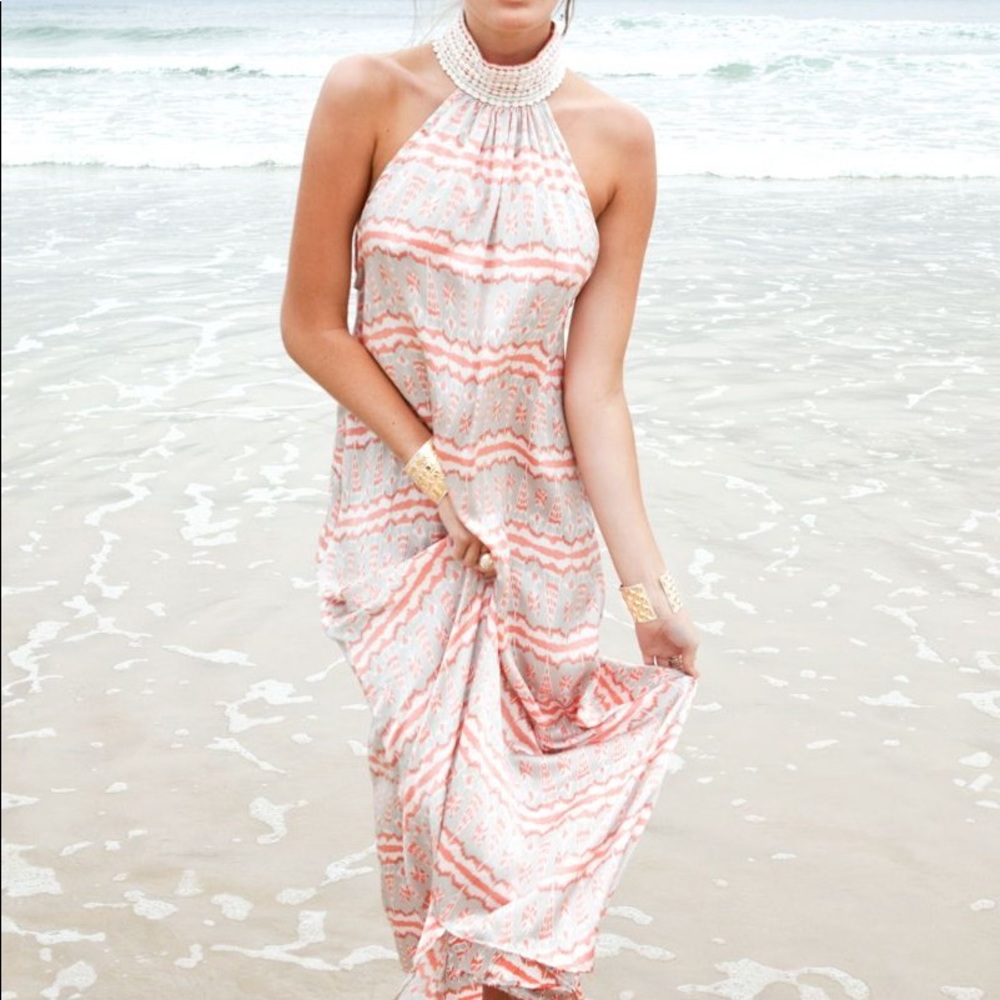 Aila Blue Jelita Dress Mandarin Floral